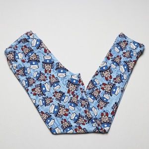 Lularoe Americana Uncle Sam July Fourth Leggings